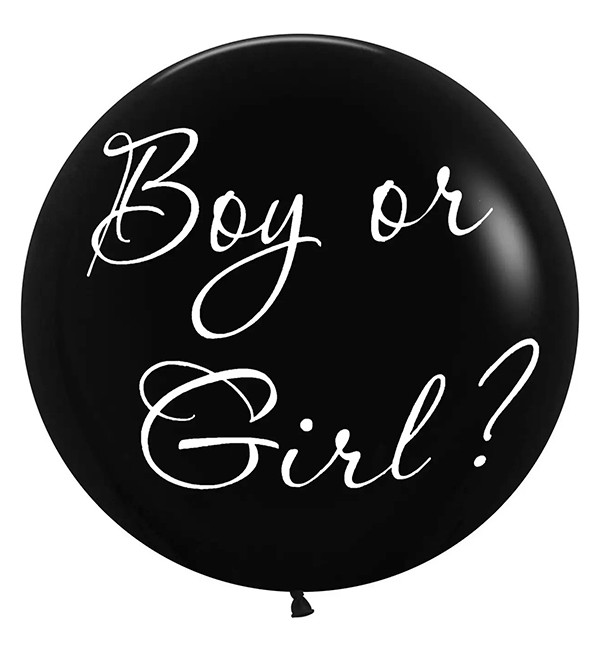 Повітряна кулька "Boy or Girl", Туреччина, d - 60 см