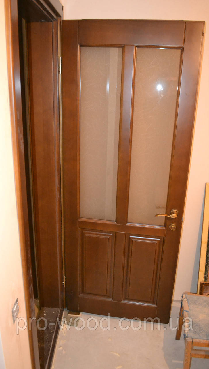 Двери из массива сосны со стеклом - фото 2 - id-p300645032