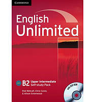 Книга English Unlimited Upper-Intermediate Self-study Pack (Workbook with DVD-ROM) (9780521169714) Cambridge University Press