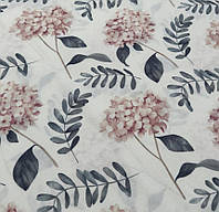 Ткань для скатерти ткань для штор римских штор бледно розовая гортензия
