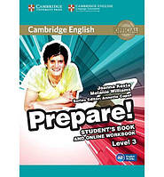 Книга Cambridge English Prepare! 3 student's Book with Online Workbook (Учебник) (9781107497405) Cambridge