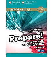 Книга Cambridge English Prepare! 3 teacher's Book with DVD and teacher's Resources Online (Книга вчителя) (9780521180566)