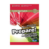 Книга Cambridge English Prepare! 5 teacher's Book with DVD and teacher's Resources Online (Книга учителя)