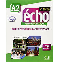 Книга Écho 2e édition A2 Cahier personnel d apprentissage avec CD audio et Livre-web (9782090385939) CLE