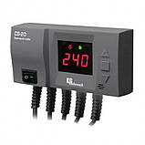 Блок керування TAL ELEKTRONIK CS-20 + вентилятор DP-02 для твердопаливних котлів, фото 3