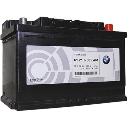 Акумуляторна батарея 12 V / 70 Ah / 720 А, BMW: 1 Series, 2 Series, 3 Series, X1, 61216805461