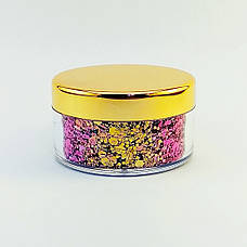 ГЛІТЕР СУХИЙ ГОЛОГРАФІЧНИЙ CHAMELEON CHUNKY GLITTER 30 ml, фото 2