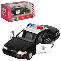 KINSMART Ford Crown Victoria Police Interceptor, метал, инерц. (KT5327W)