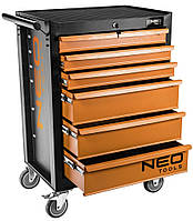 Neo Tools 84-221 Тележка для инструмента, 6 ящиков, (LxWxH) 680 x 460 x 1030 мм, грузоподъемность 280 кг,