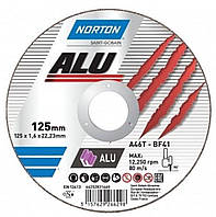 Диск відрізний по алюмінію "NORTON-Alu" A46N; Ø= 230/22,2 мм, t= 1,9 мм