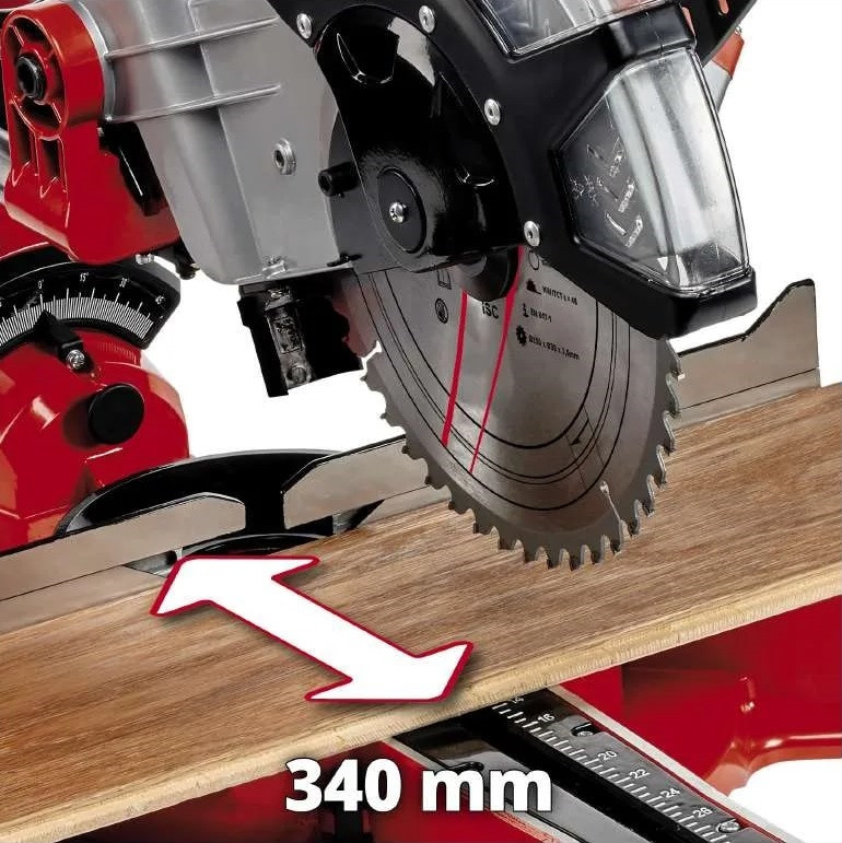 Einhell Пила торцовочная с протяжкой TC-SM 2534/1 Dual, 2100 Вт, диск 250 мм, лазер Bautools - Всегда Вовремя - фото 3 - id-p1789148133