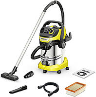 Karcher Пылесос хозяйственный WD 6 P S V-30/6/22/T, 1300 ВТ, 30л, 6м, 9.332 кг  Bautools - Всегда Вовремя