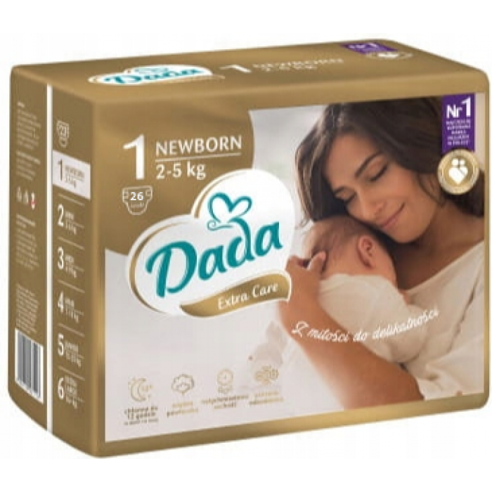 Підгузки DADA 1 Extra Care (2-5 кг) 26 шт