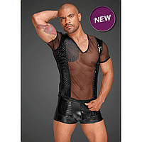 Футболка чоловіча з вінілу H055 від Noir Handmade L, Черный