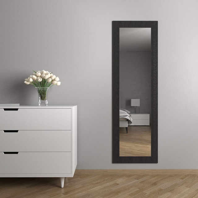 Дзеркало на стіну в чорній рамі 176х66 Black Mirror для дому в кімнату в магазин офіс Дзеркало на стіну в чорній рамі 176х66 Black Mirror для дому в кімнату в магазин офіс