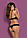 Комплект Obsessive MIAMOR SET S / M чорний відкритий, груди, Черный, S/M, фото 3