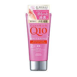 Kose Cosmeport CoenRich Q10 Whitening Medicated Moist Gel Cream Крем для рук з ніацинамідом і Q10 ,80 г