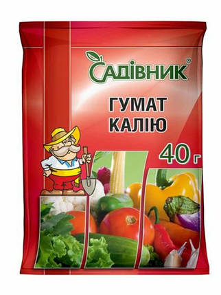 Гумат калію "Садівник", 40 г, фото 1