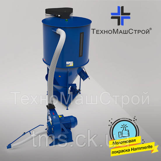 Кормоцех "Фермер" КС-1500 з зернодробаркою KRAFT-15