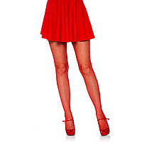 Колготки червоні в дрібну сітку Leg Avenue Nylon Fishnet Pantyhose O/S