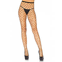 Колготки із мікросітки зі стразами чорні Leg Avenue Rhinestone micro net tights O/S