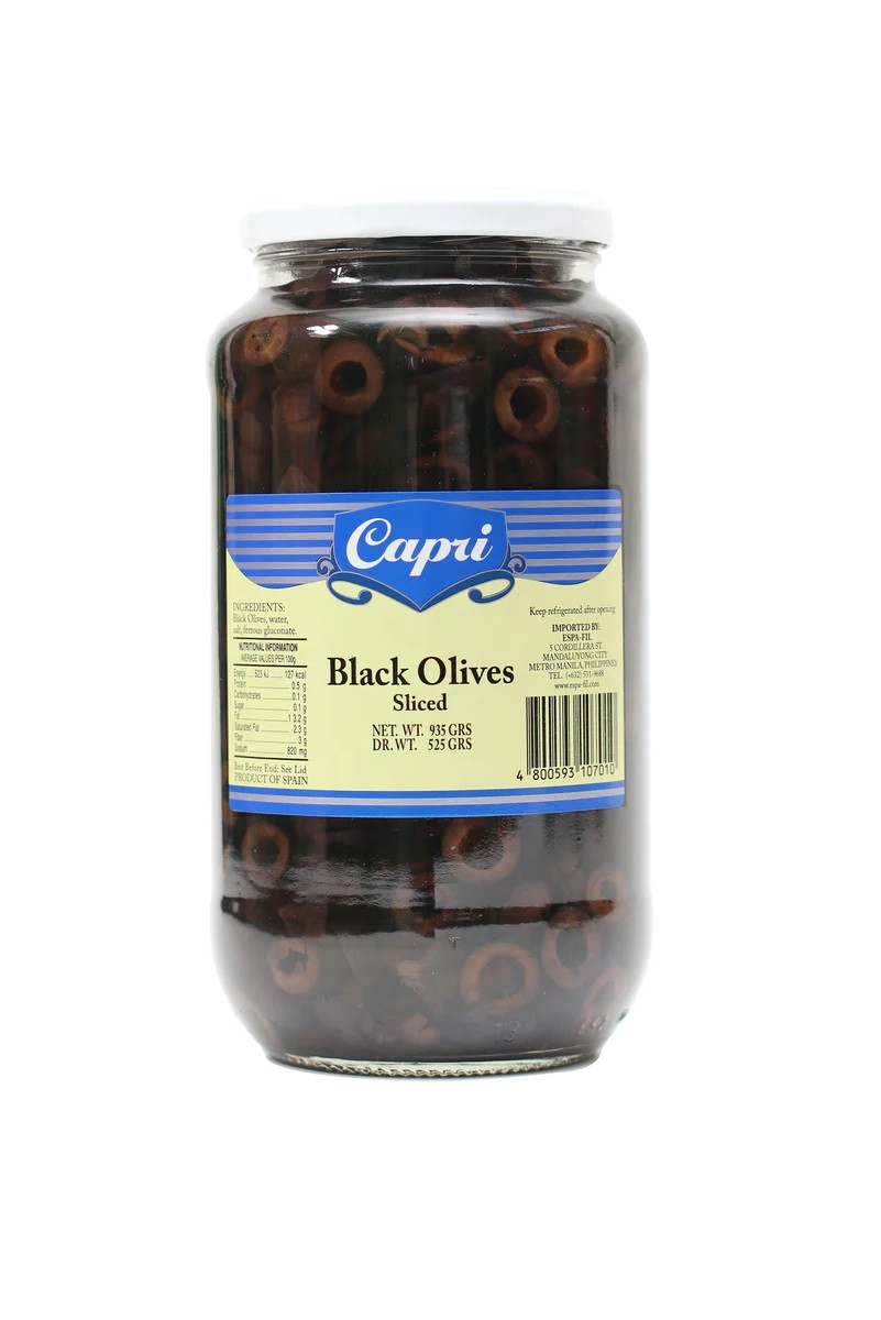 Маслини чорні порізані FRUYPER Olive Nere, 850г