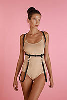 Портупея чорна К36,1, Екошкіра, ручна робота