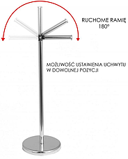 Стійка для туалетного паперу Yoka SP5 CHROME хром, фото 3