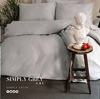 Постельное бельё Issimo Home Simply grey сатин евро