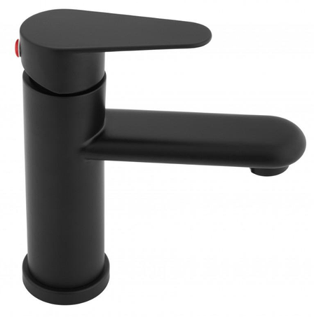 Змішувач для раковини (умивальника) YOKA SENA 24 BLACK чорний *, фото 1