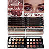 Палітра 15 тіней для повік DoDo Girl Eyeshadow Soft Rosie D3085/01, фото 8
