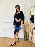 Жіноча весняна сукня з кофтою в рубчик новинка 2023, фото 4