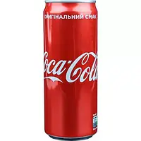 Напій сильно газований Coca Cola 330мл. продаж гуртом від 1 піддона.