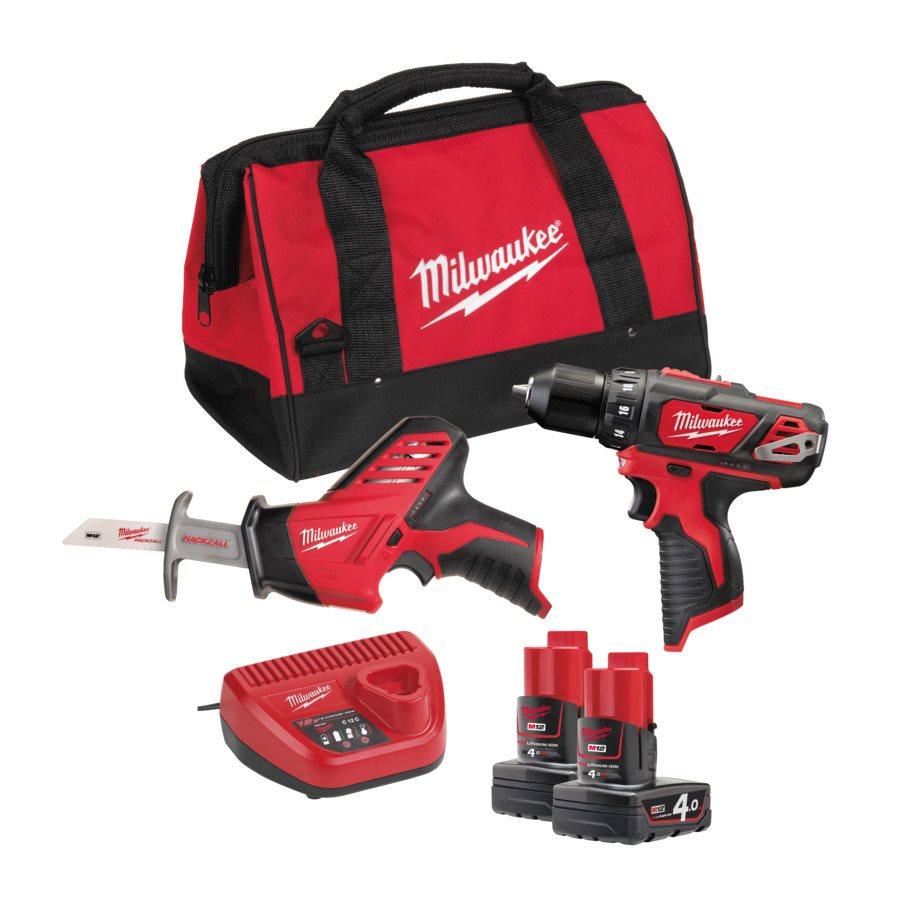 Набор инструментов MILWAUKEE M12 ВPP2В-402В - фото 2 - id-p1789192548