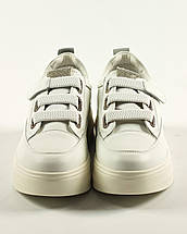 Кеди на липучці Prima d'Arte 958761 38 Білі шкіра 36, фото 2