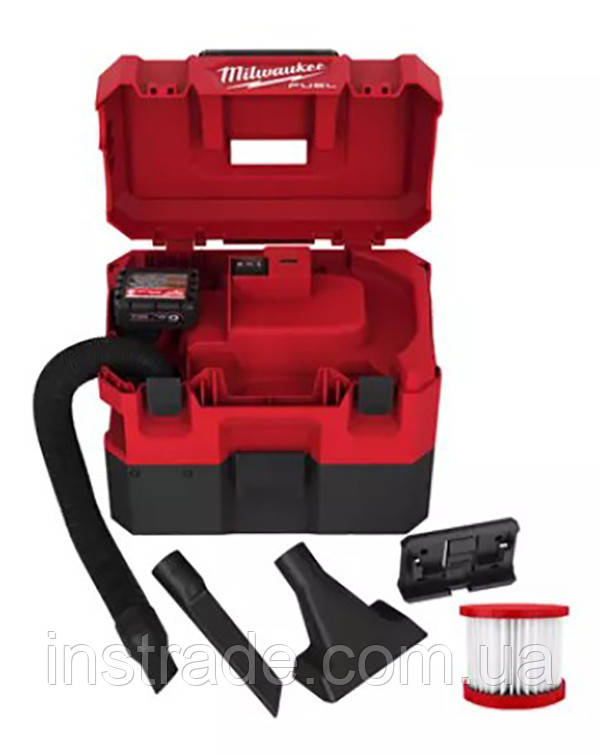 Пылесос для воды и сухого мусора MILWAUKEE M12 FUEL FVCL-0 - фото 3 - id-p1789192599