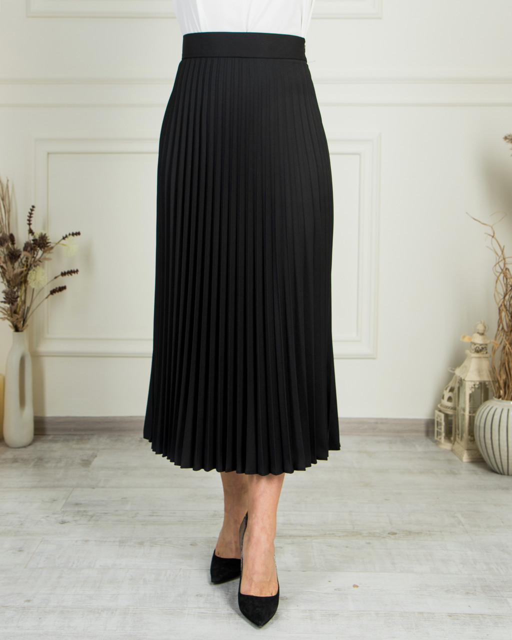 Спідниця плісе чорна, фото 1