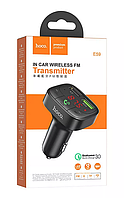 Автомобильный FM ФМ модулятор Bluetooth блютуз трансмиттер Hoco E59 Promise QC3.0 2USB