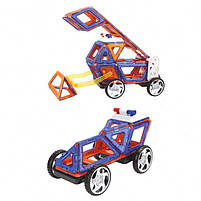 Магнітний конструктор Play Smart Машинки «Кольорові магніти» 42 деталі (2488), фото 2