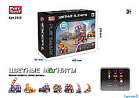 Магнітний конструктор Play Smart Машинки «Кольорові магніти» 42 деталі (2488), фото 5