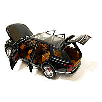 Машинка металева Land Rover Defender SC V6 «AutoExpert» Дефендер джип чорний звук світло 21*9*9 см (GT-1128), фото 7