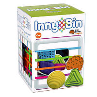 Сортер-куб со стенками-шнурочками Fat Brain Toys F251ML InnyBin, World-of-Toys