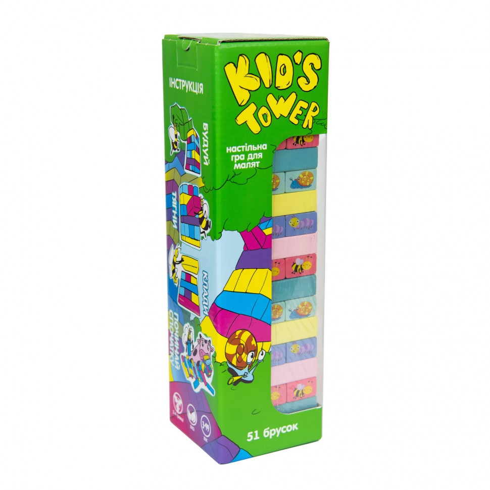 Настільна гра "Kid's Tower" Strateg 30863 укр., Time Toys