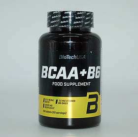 БЦАА, BCAA+B6, Biotech 100 таблеток