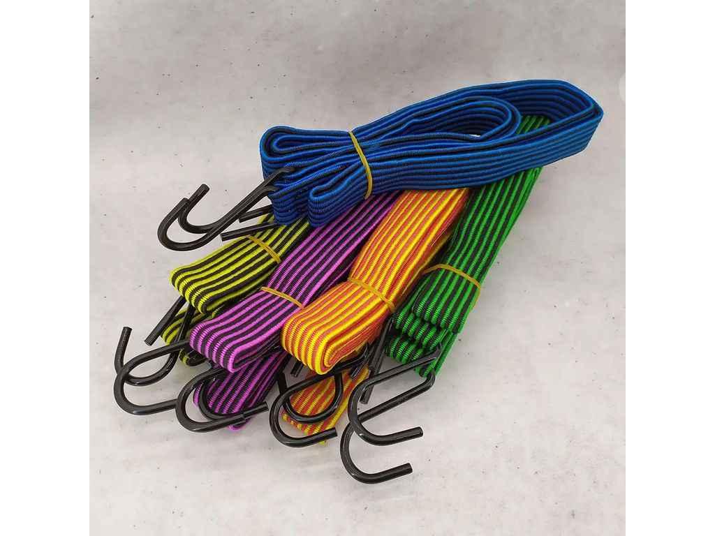 Купить Резинка багажная с крючками для велосипеда/багажа 1,5м (20шт в ...