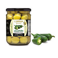 Оливки с перцем халапеньо Bernal Jalapeno, 436г