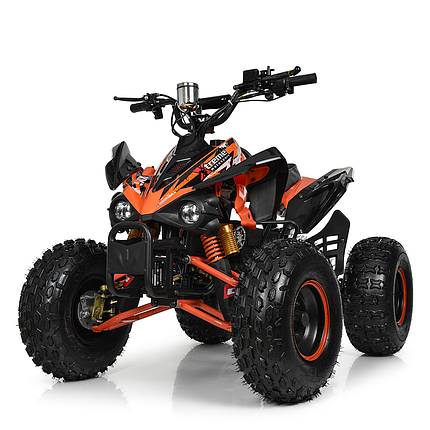 Квадроцикл електричний дитячий підлітковий Profi HB-EATV1000Q2-7 MP3 USB SD акумуляторний помаранчевий, фото 1