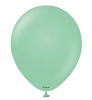 Воздушные шары Kalisan (30 см) 10 шт, Турция, цвет - мятно-зелёный (пастель)