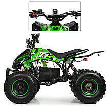 Квадроцикл електричний дитячий підлітковий Profi HB-EATV1000Q2-5 MP3 USB SD акумуляторний зелений, фото 4