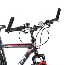 Велосипед гірський SPARK FIGHTER 19 зі сталевою рамою однопідвісний 18 швидкостей із дисковими гальмами 29 дюймів, фото 2